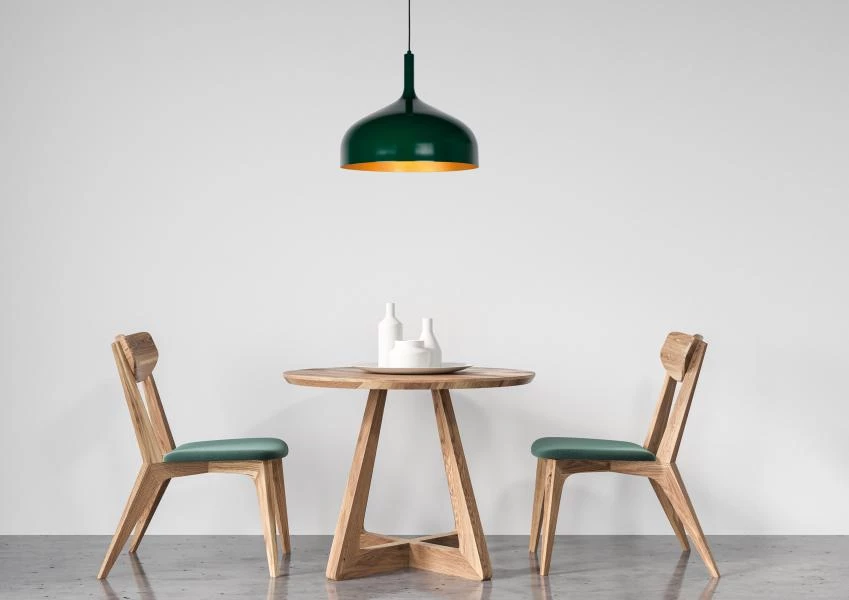 Lucide ROZALLA - Hanglamp - Ø 50 cm - 1xE27 - Groen - sfeer 2